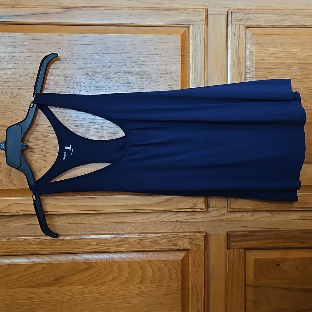 Gap Body Blue Backless Tank Top w/ Sleeveless Design Casual/Activewear Sz:L EUC